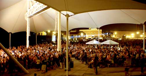 Crowd Gathered at Carrington Pavilion