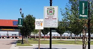 Mainline Trolley stop at the Danville Science Center