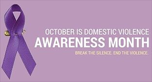 Stop domestic violence poster