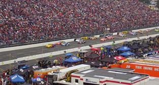 Martinsville Speedway on race day