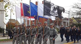 Veterans Day parade photo