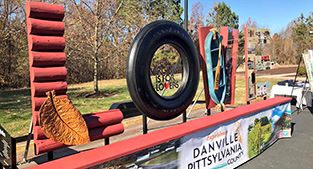 LOVE artwork sign for Danville and Pittsylvania County