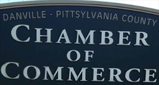 Danville Pittsylvania County Chamber of Commerce sign 