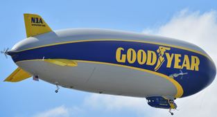 Photo of Goodyear's Wingfoot One blimp