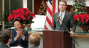 Gov. Northam speaks today at ceremony for economic development announcement