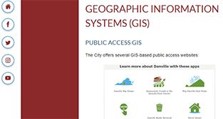 GIS web page