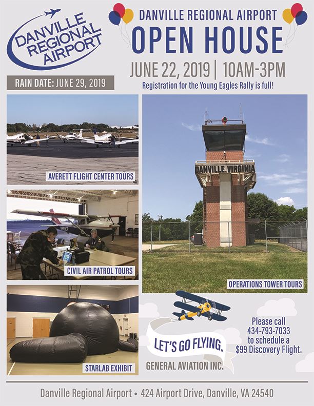 Airport Open House Flyer - Danville Regional Airport