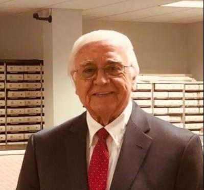 Gerald Gibson in his office