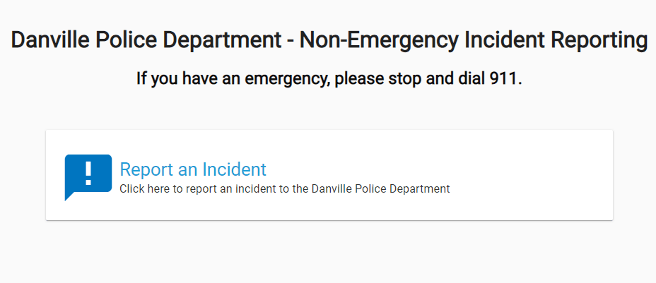 incident reportting