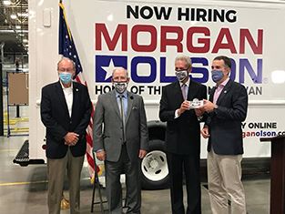 Governor Northam at Morgan Olson ceremony