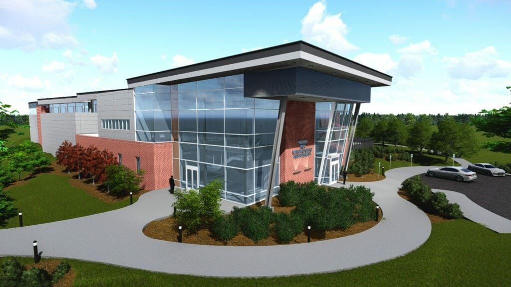 Rendering of new center