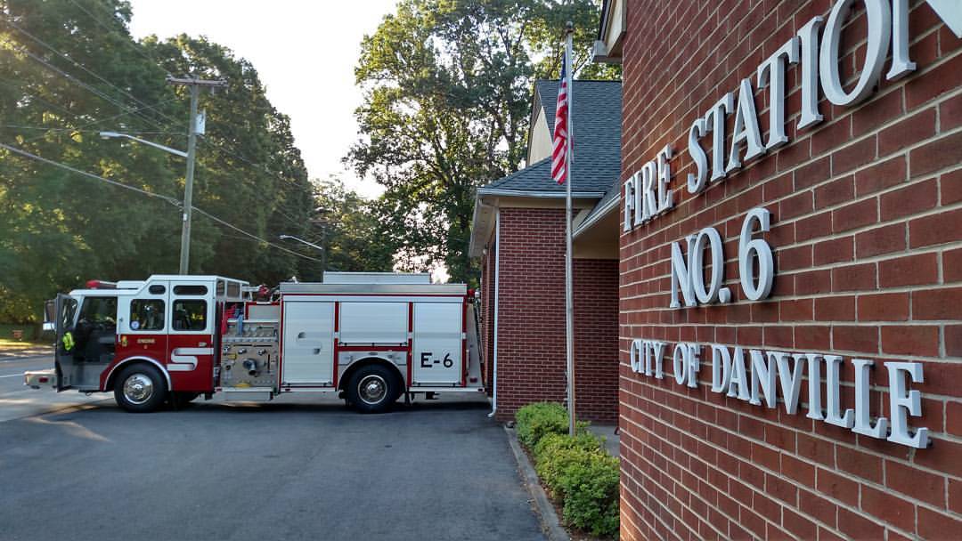 Station 6 building with truck
