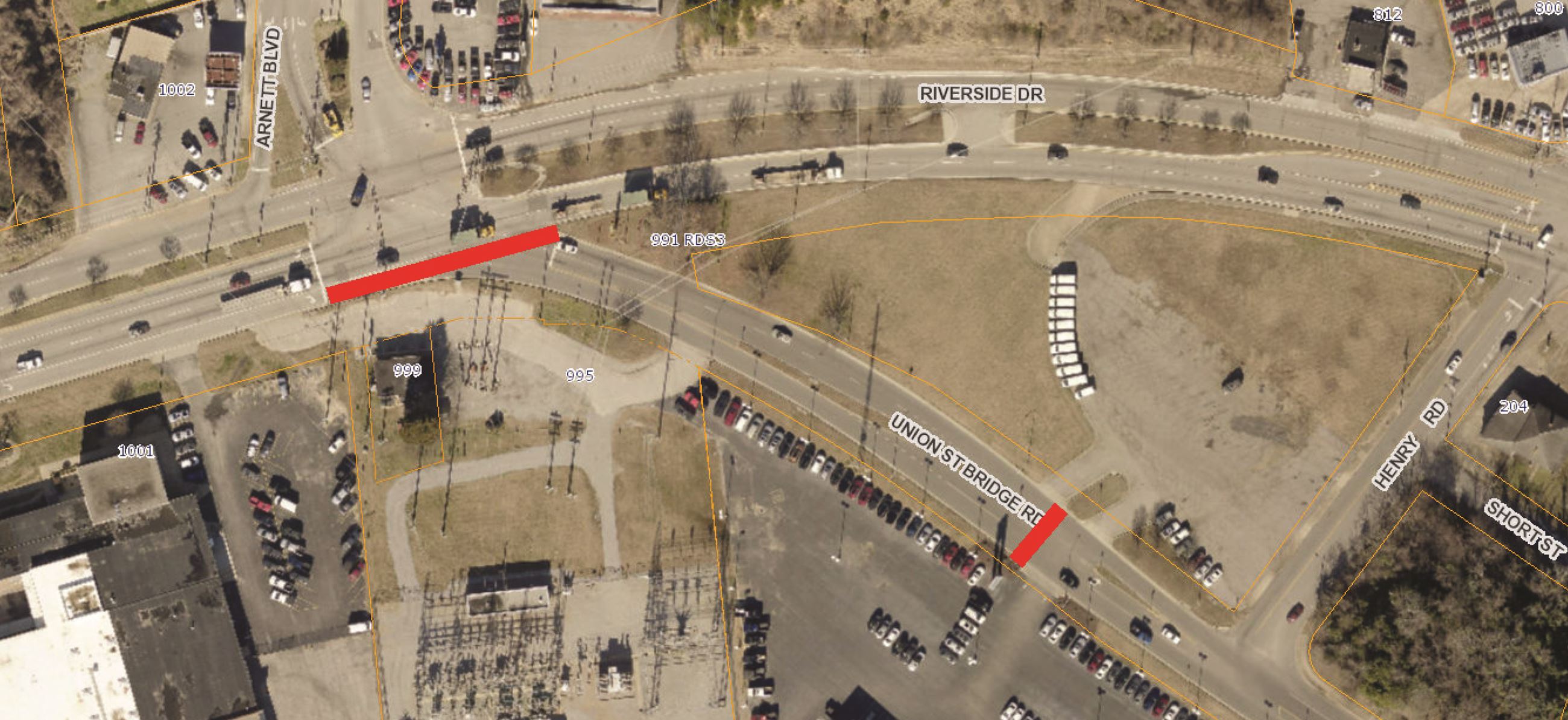 Detour map