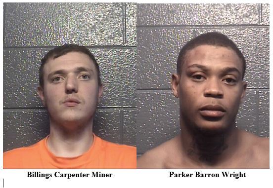 Wright and Billings arrest photos