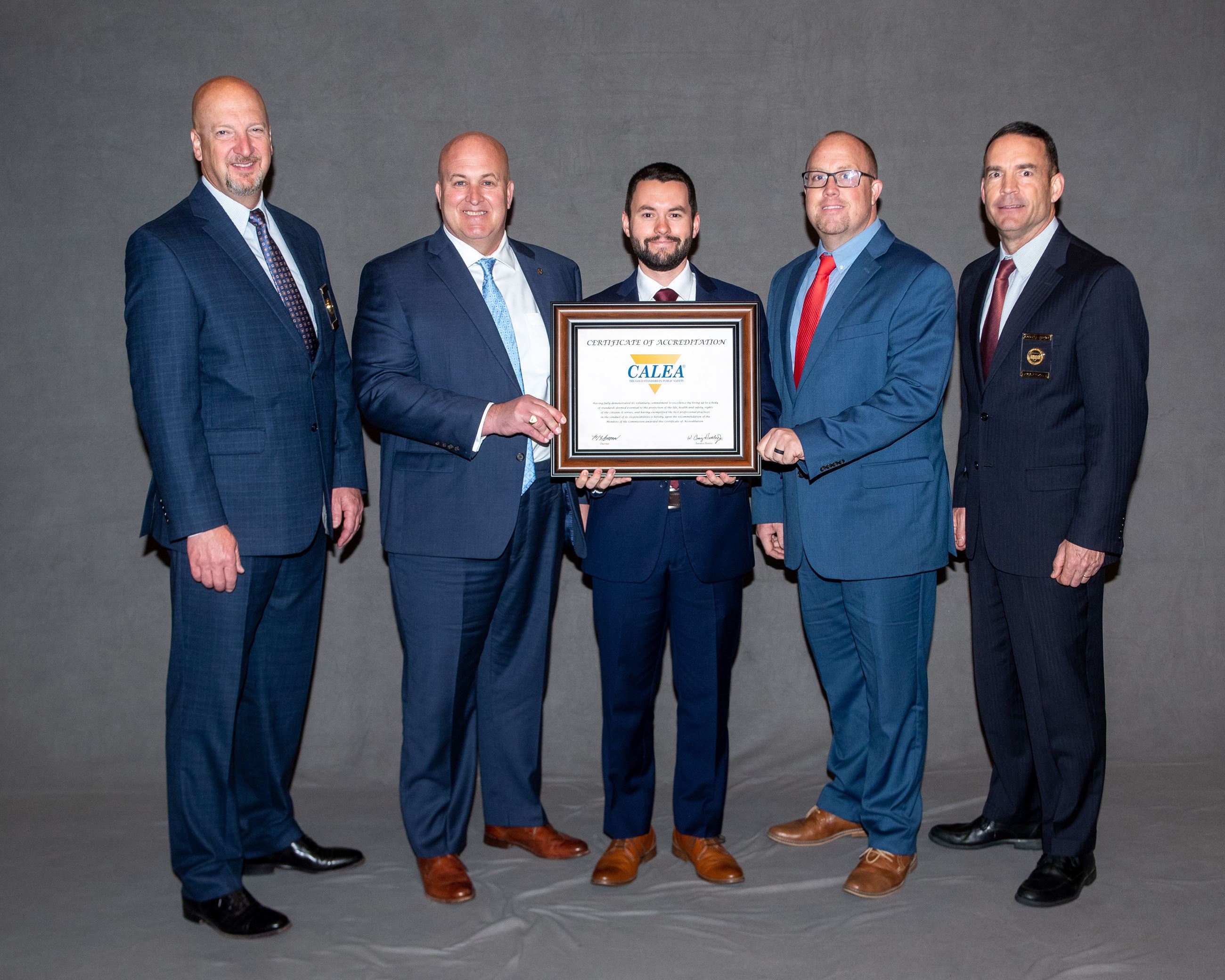 CALEA Award Photo 4-2-22 Orlando Florida