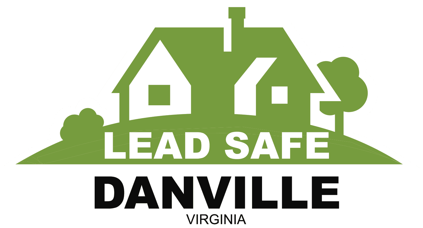 Lead Safe logo featuring a house on a hill