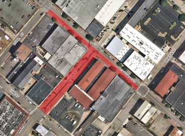 Detour - Craghead Street - map