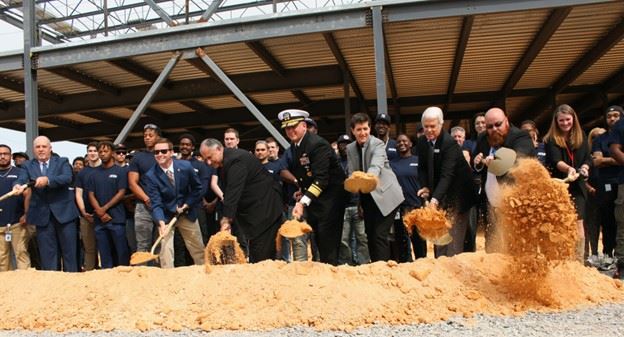 Photo - Navy center groundbreaking