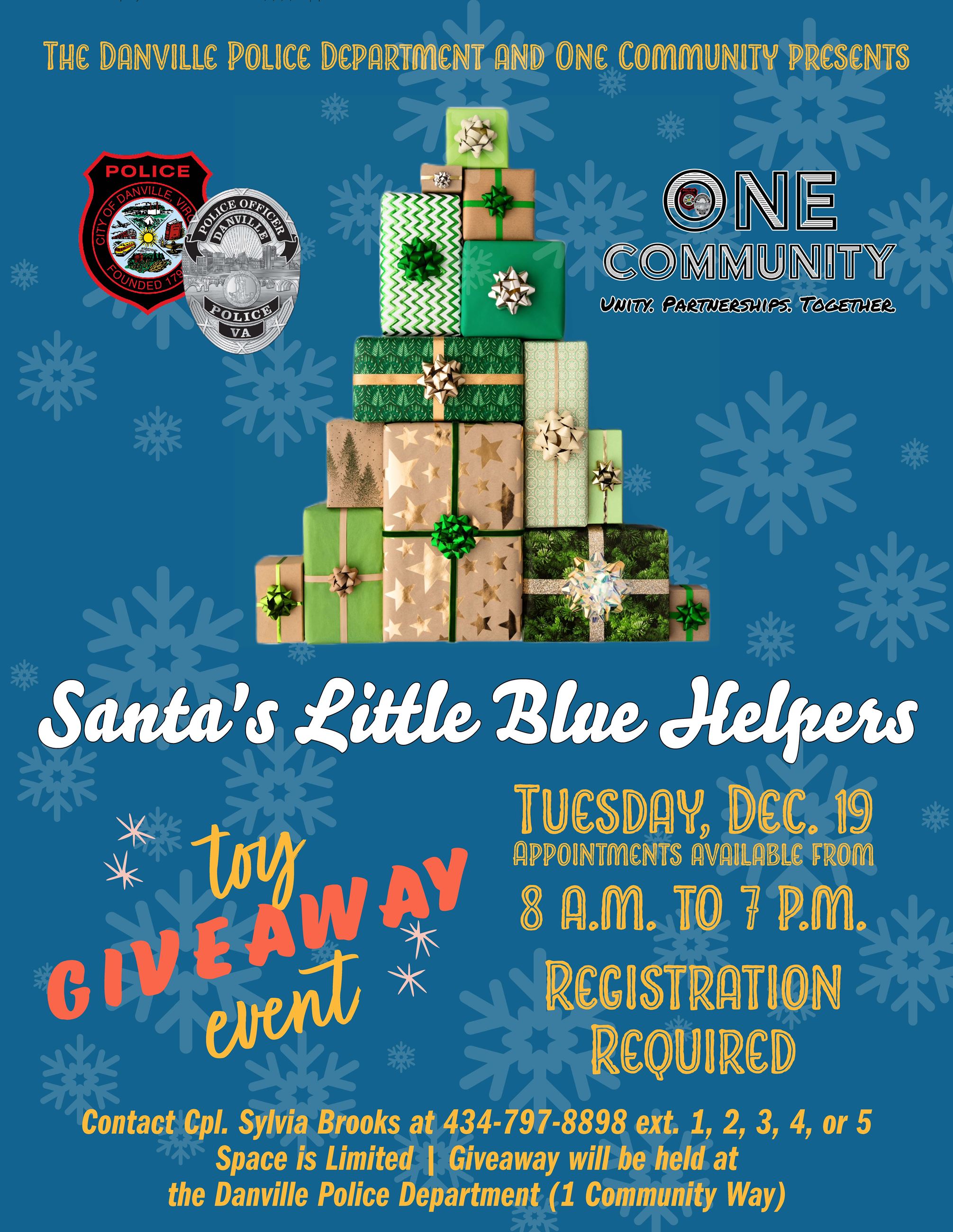 Santas Little Blue Helpers