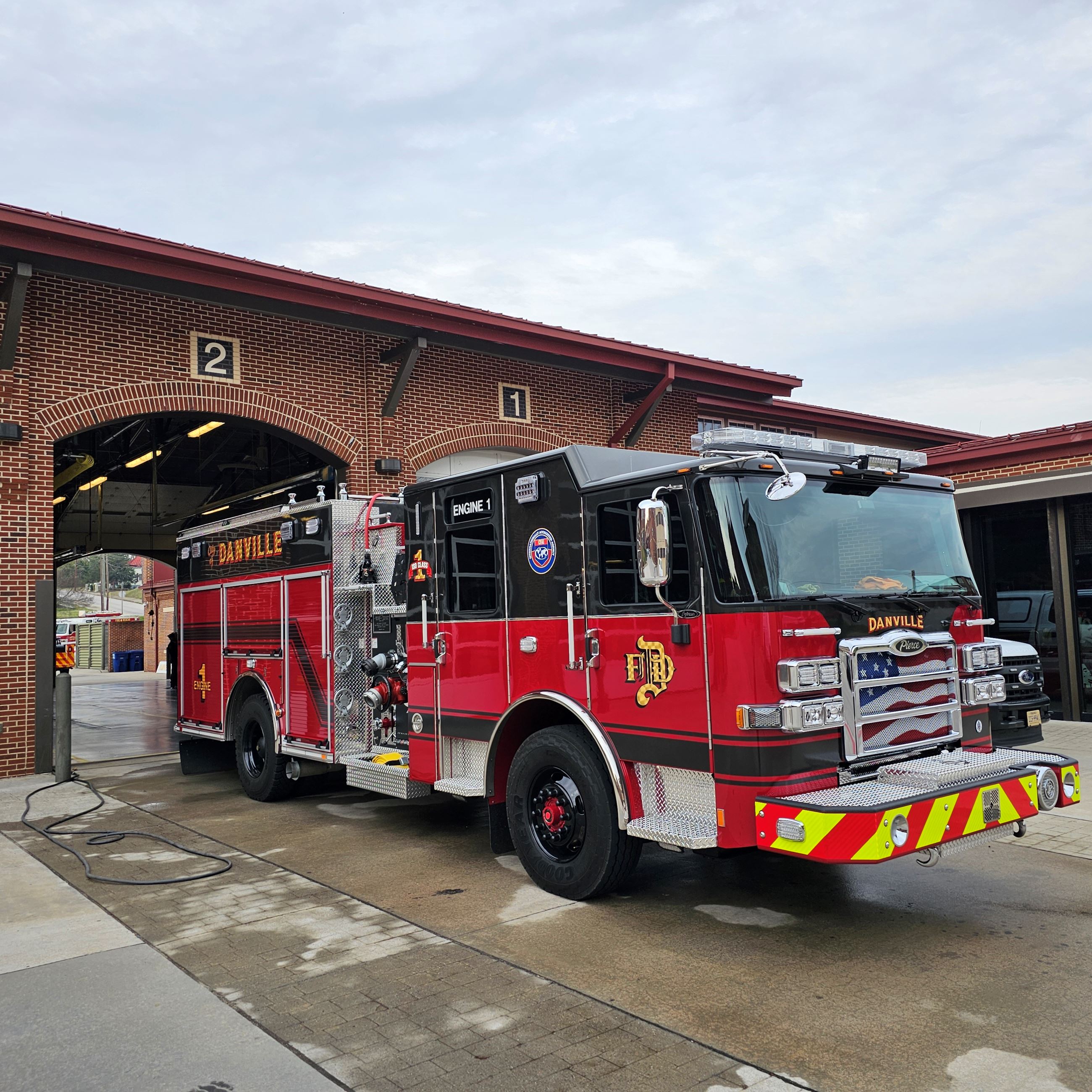 The new Station No. 1 fire engine