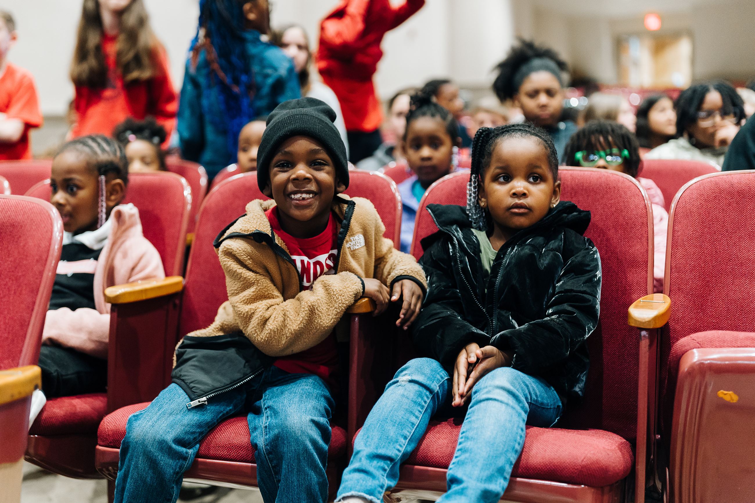 Danville Brand Reveal - Students in Auditorium
