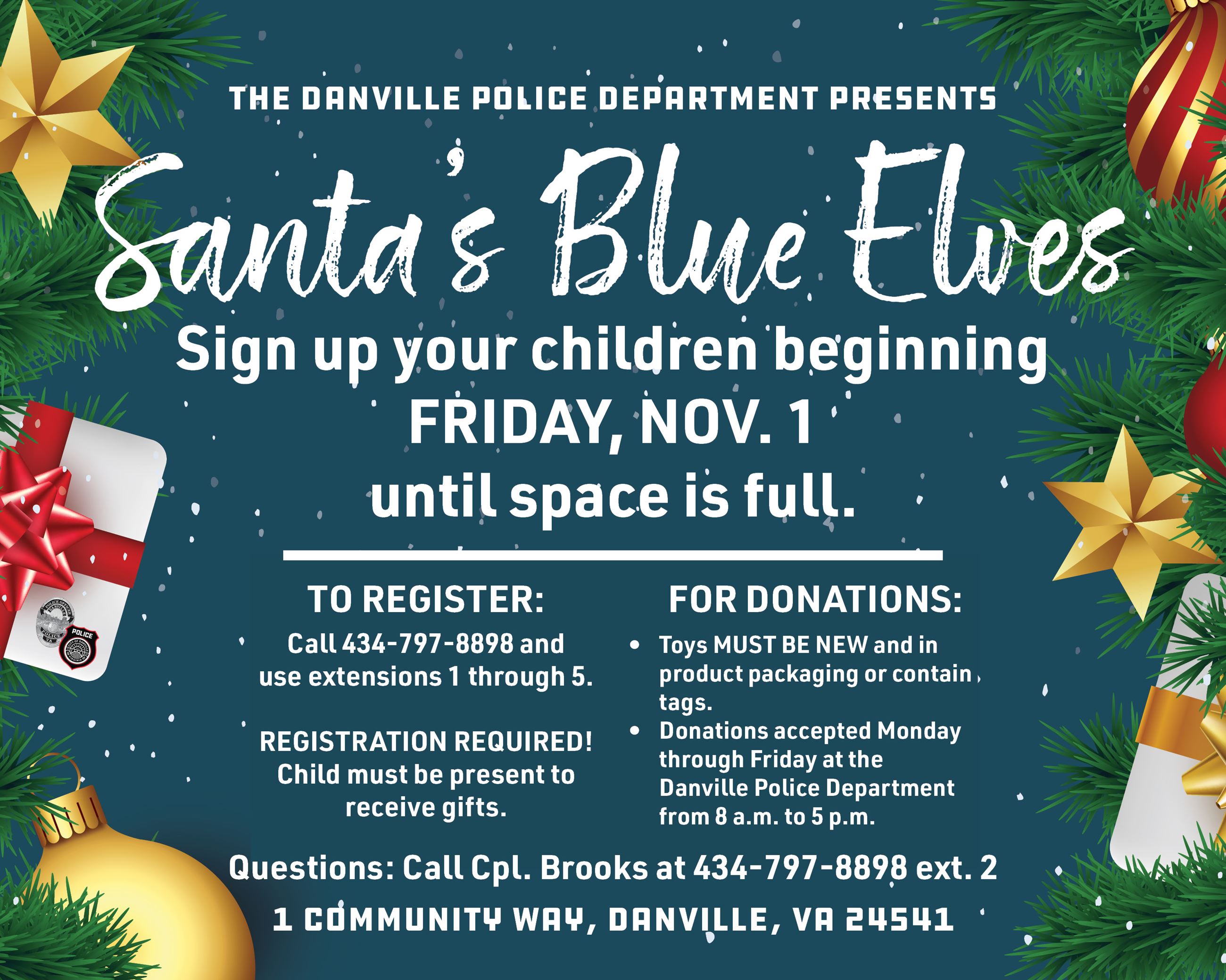 Santas Little Blue Elves
