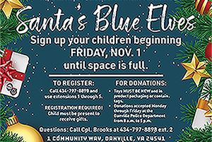 Santa's Blue Elves graphic