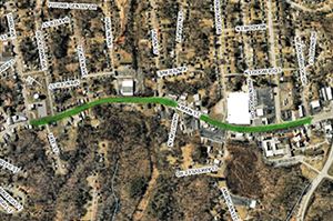 map - North Main St Project Area 