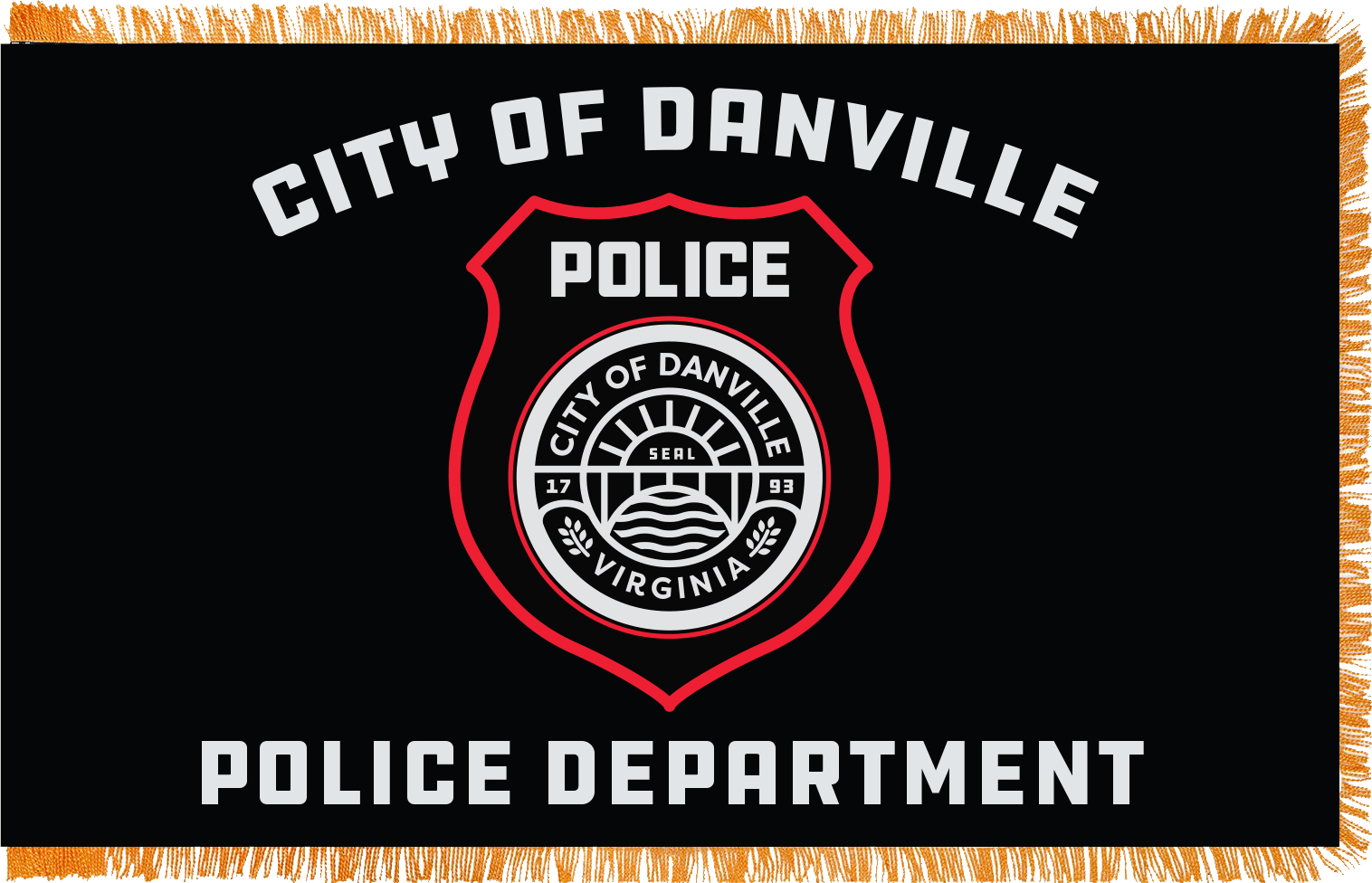 DPD Flag_Silver_Straight_Fringe