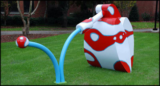 Ker-Plunk, a Danville Art Trail piece