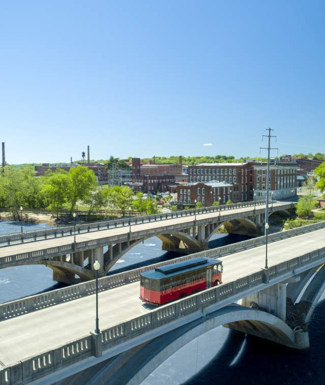 Trolley Images with Blue Water