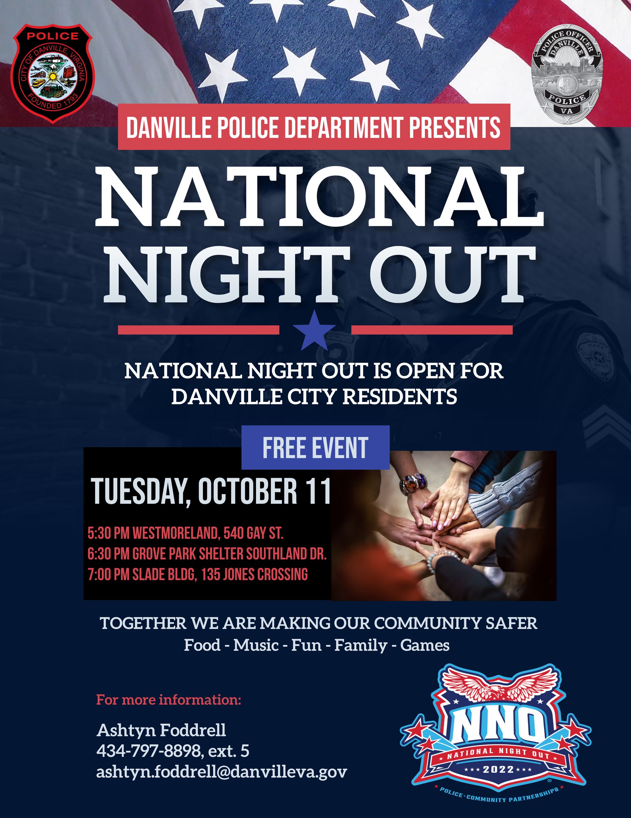 National Night Out Flyer 2022