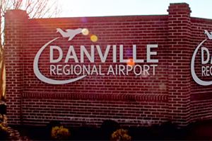 Danville Regional Airport sign